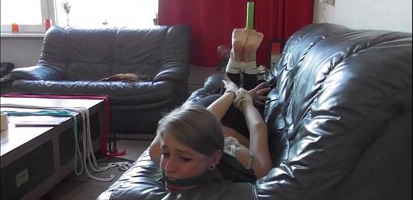  two teen girls as bondage dolls